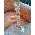 Crystal Candle Stick with Rose Pattern