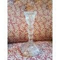 Crystal Candle Stick with Rose Pattern