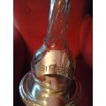 Outstanding! Silver Plated Seranco Bitters Decanter and Label
