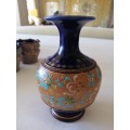 3 Royal Doulton Lambreth Slater`s Patent Stoneware Vases