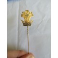 18ct Yellow Gold and 9ct Yellow Gold Cravat Pin With Rose Cut Diamonds With Ducal Coronet