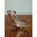Chinese Export Silver Salt in the shape of a Shoe