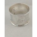 Henry Clifford David Silver Napkin Ring Birmingham 1913