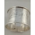 Henry Clifford David Silver Napkin Ring Birmingham 1913