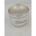 ` Patricia` Silver Napkin Ring