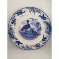 Circ 1850`s JRB Cyprus Ironstone Dinner and Side Plate , Bird Motif
