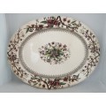 Keeling and Co Victorian Platter Floral Motif