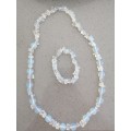 Vintage Opalite Necklace and Bangle