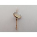 18 ct Rose Gold and Moonstone Brooch
