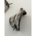 Carved Horn Hair Slide/Clip