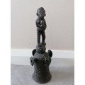 Cameroonian Tikar Bronze Ceremonial Bell