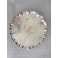Pie Crust Silver Plated Salver  Engraved Diogenes Handicap 141/2 furlongs 18th Nov 1969