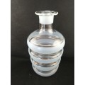 A Fabulous Bohemian Glass Decanter with Rose Gold Detail