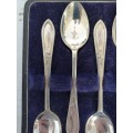 A Boxed Set of 6 Epns Coffee Spoons