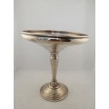 Silver Tazza Sweet Dish Weighted