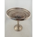 Silver Tazza Sweet Dish Weighted