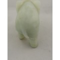 Lucky Jade Elephant  with damage to tail