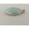 Silver and Natural Stone Pendant