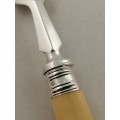 Silver Pickle Fork with Bone Handle