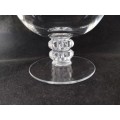 4 Lalique Alger Brandy Sniffer Glasses