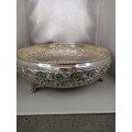 OUTSTANDING INDIAN SILVER FRUIT BOWL MARKED ,STERLING SILVER