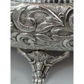 OUTSTANDING INDIAN SILVER FRUIT BOWL MARKED ,STERLING SILVER