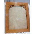 STUNNING ART and CRAFTS SATINWOOD PAINTING FRAME