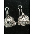 Stunning!! Sterling Silver Jhumka earings