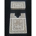AN OUTSTANDING FILIGREE SILVER CARD CASE POSSIBLY CHINESE