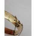 Stunning 9ct Gold ,Bronze Core Bracelet
