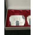 BOXED CONCORDE 10 YEAR GIFT SET, 2 SOLID SILVER DECANTER LABELS.
