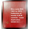 Early RSA 1961 to 1975 Mostly U.M.M. controls in 32 side Lighthouse controls album