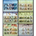 Later RSA Birds MNH full sheetlets various issues x 6 - Nice !