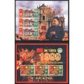 Namibia 1999 Return of Macau Superb selection of full sheets & Minisheets
