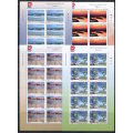 Namibia 1998 World Environment Day full sheets sets x 2 (1 Superb & 1 CTO (used )