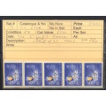 RSA 1st Definitives COILS Superb strips of 22 - 2c,5c & 10 c - CV R 11 000 +!!!- See images