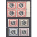 S.W.A. 1935 KGV Silver Jubilee MLH Selection