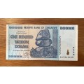 100 Trillion Zimbabwe Dollar note