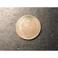 Nice 1870 Belgium 2 Centimes bronze coin