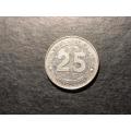 2014 Zimbabwe 25 cent bond coin