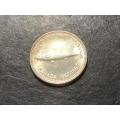 Commemorative Canadian Mackerel dime (10c) Silver coin - 100 year anniversary of Canada 1867 to 1967