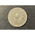Nice 1938 SA silver 6 pence coin