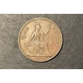 Excellent 1940 British 1 penny coin