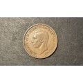 Excellent 1940 British 1 penny coin