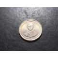 UNC 1996 Commemorative 1 Baht Thai coin - 50 years of the Reign of King Rama IX