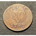 Nice 1787 VOC 1 duit coin
