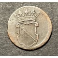 Nice 1755 VOC 1/2 Duit coin