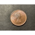 1960 SA 1/2 penny coin - Brilliant condition