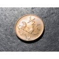 1978 UNC+ Bronze 1/2 cent coin - low mintage