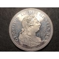 Beautiful 1808 dated (2007) Aluminium Fantasy 10 reis large coin/token
